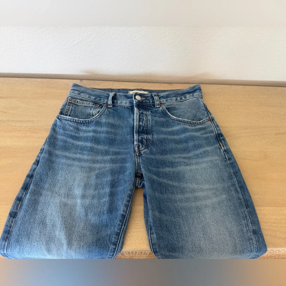 Madewell Women’s The Dean Easy Straight Jean, Monessen Wash, SIZE: 25 - Picture 11 of 16